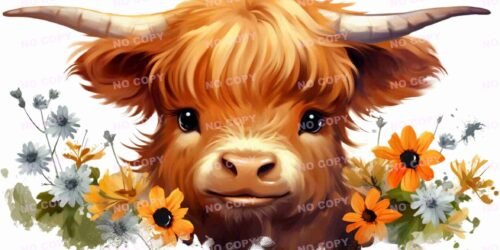 Y10442-Highland Cow