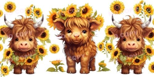 Y11666-Highland Cow
